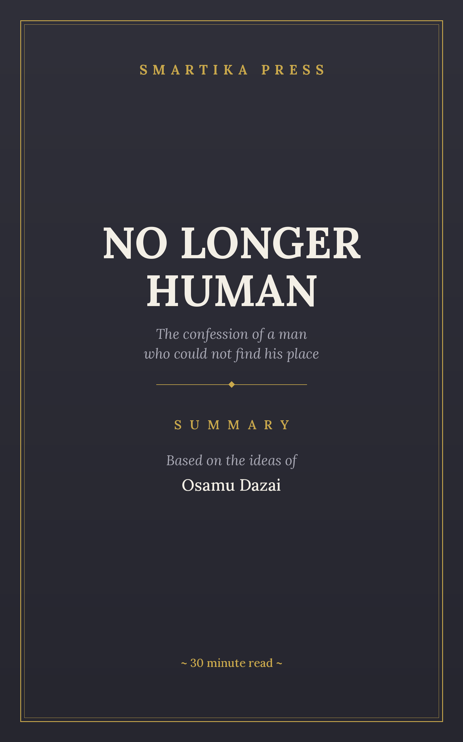 Summary: No Longer Human